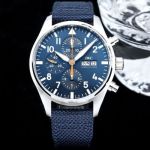 TW Factory IWC Pilot's Watch Chronograph Le Petit Prince  Blue Dial 43mm Watch